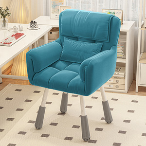 Ghế salon, ghế trang điểm hiện đại dành cho các cô gái ít vận động, ghế sofa màu hồng thoải mái, nội thất salon làm đẹp, ghế phòng ngủ - Product Image 3