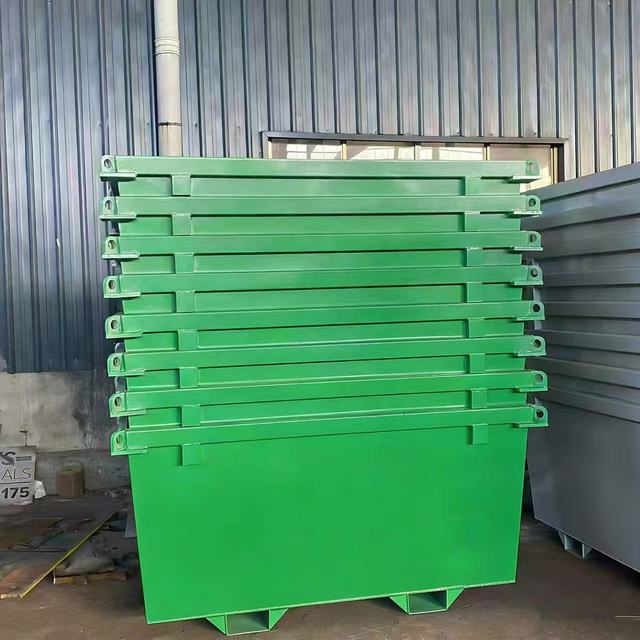 8CBM High Durability Recycling Waste Bin Recycling Skip Container Skip Dumpster Roll off Container for Construction
