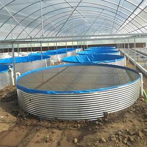Attrezzatura per Acquacoltura: Vasche per Pesci in Tela di Ferro Zincato Ecologico da 4m di Diametro, Alta Resistenza, Senza Perdite, per Esterni (Nile) - Product Image 3