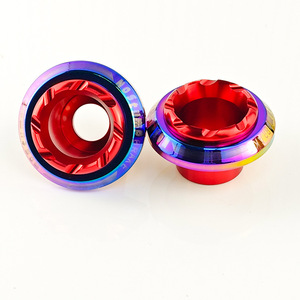 Qiangye Fork Cup Dazzling Red <b>Titanium</b> Plated For Niu N1S Ninja 400 Motorcycle Front Shock Absorber Modification Parts - Product Image 4