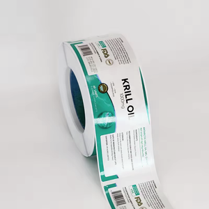 Tùy chỉnh in logo Sticker không thấm nước tự dính Vinyl CuộN chai bao bì nhãn tùy chỉnh chai dán - Product Image 2