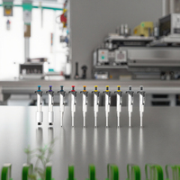 Conception colorée de pipette mécanique entièrement autoclavable de HiPette pour l'identification facile