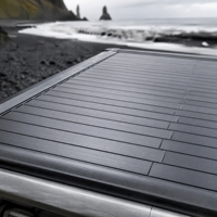 Couverture de benne enroulable en aluminium, volet roulant rétractable, couvre-benne de camion anti-pincement avec verrouillage manuel pour Hilux Double Cab OEM
