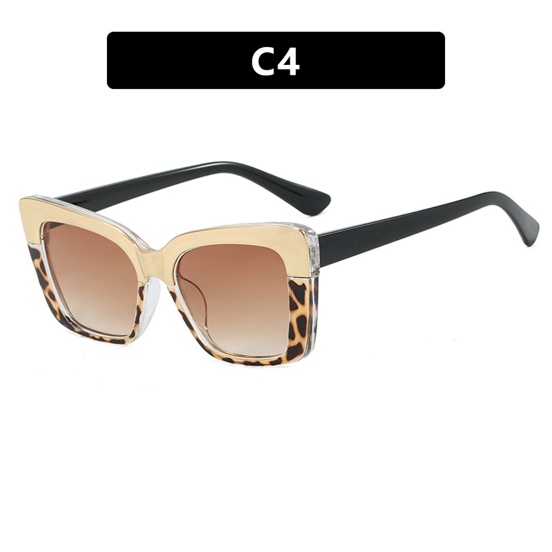 89225 C4-top gold leopard /gradual tea