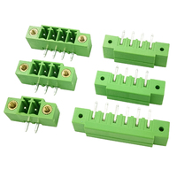 Connecteur de bornier mâle à angle droit femelle et vertical à ressort de 3.50mm avec brides de verrouillage