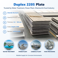 DIN 17440 1.4462 Duplex 2205 Plaque lourde 20mm-90mm pour réservoirs de stockage de produits chimiques à haute teneur en chlorure