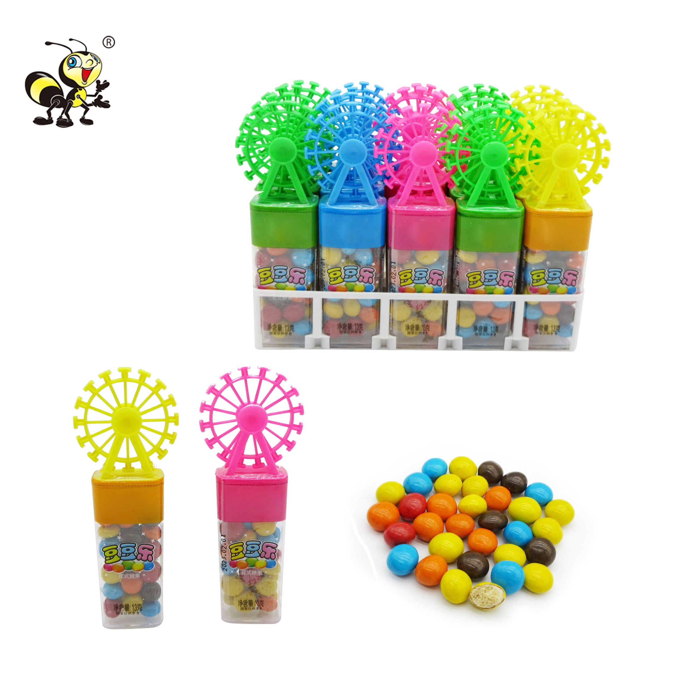 Ветряная мельница, конфеты, игрушки, шоколадные конфеты, Самые продаваемые кондитерские изделия, 2023 Халяль, оптовая продажа, шоколадные бобы