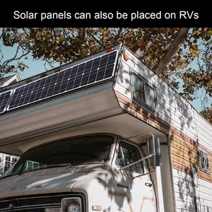 Panneaux solaires photovoltaïques monocristallins flexibles 12V 50W-200W en PET semi-flexibles pour bateaux, modèle SPP013-50W, vente en gros - Product Image 1