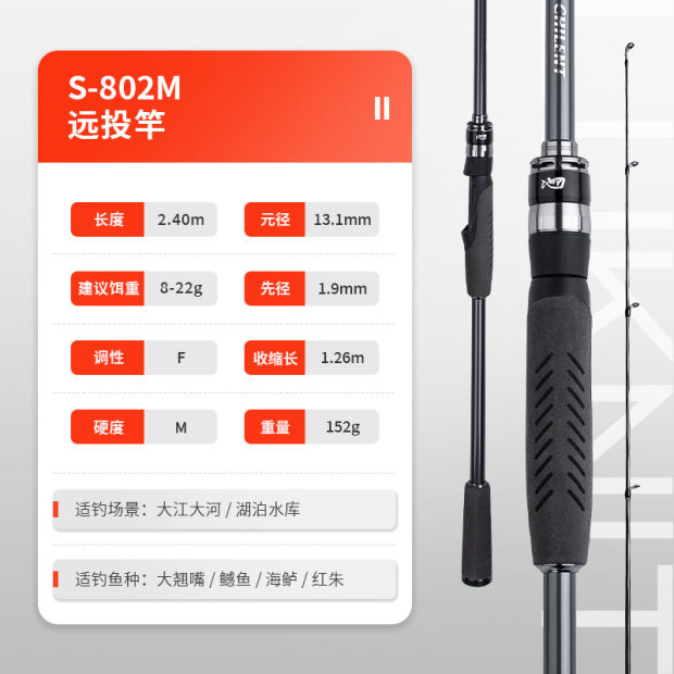 Long-range straight handle