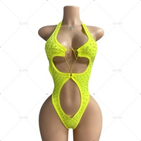 Vêtements de club ELITES en gros, personnalisation, nouveau style, tenue burlesque en dentelle, tenues érotiques de scène, vêtements de danse exotiques