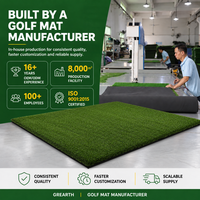 Golf vuruş yeşil uygulama ve eğitim için Tee-up isabet Mat aralığı