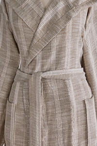 Peignoir unisexe 100% coton Best Seller Séchage rapide Vêtement de nuit d'été Tissu tissé respirant Léger Toute l'année ODM Fabriqué en Turquie - Product Image 3