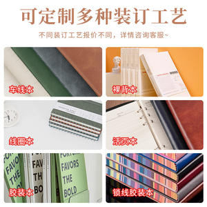 Carnet simple A5 sans fil, reliure parfaite, pour bureau, portable, papier Daolin, impression numérique, cadeau promotionnel - Product Image 4