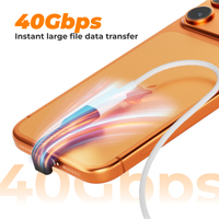 Logo personnalisé OEM 90 °   Câble d'extension USB-C mâle vers femelle flexible FPC court, adaptateur de charge rapide 40 Gbit/s vidéo 4K