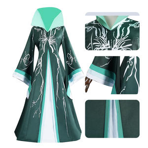 Costume de cosplay Madame Morrible du <span class=keywords><strong>film</strong></span> Wicked, <span class=keywords><strong>Le</strong></span> <span class=keywords><strong>magicien</strong></span> <span class=keywords><strong>d</strong></span>'<span class=keywords><strong>Oz</strong></span>, pour femmes et hommes, robe de sorcière, uniforme de scène, vêtements de carnaval <span class=keywords><strong>d</strong></span>'Halloween - Product Image 2