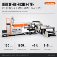 Machine de laminage de films à faible bruit JLM90-1600, facile à utiliser, largeur 1600 mm, contrôle PLC, 0-150 m/min, automatique pour PE PP
