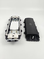 24-144 Cores Horizontal Type Fiber Optic Splice Closure 2 in 2 Out Outdoor Waterproof OEM for FTTH Network