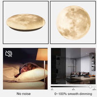 Plafonnier rond moderne et simple, IP44, chambre à coucher, sans scintillement, sans bruit, 3000K/4000K/6000K, 36W, installation facile, CE