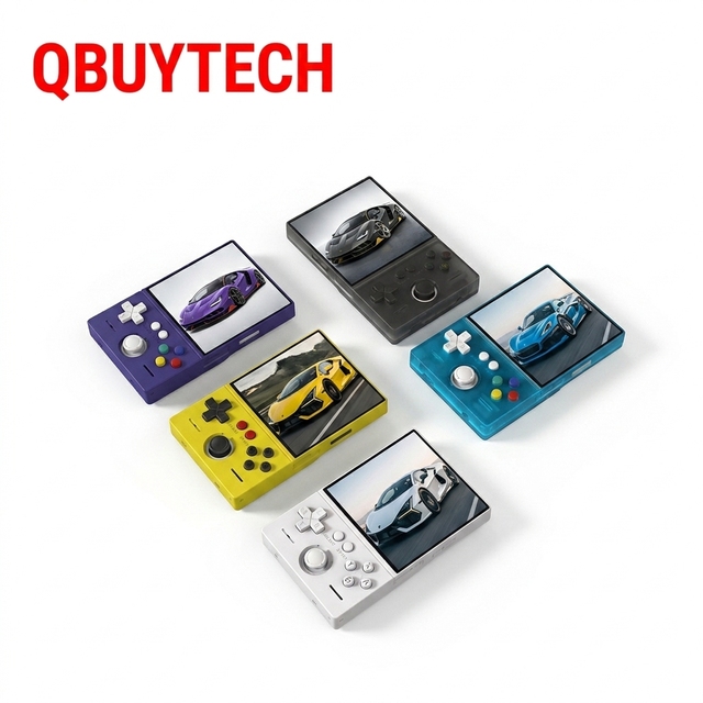 Qbuy MINI40 Portable Handheld Game Player 4.0'' HD Screen Pocket 30+ Emulators WiFi Mini Retro Handheld Game Console for Gift
