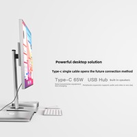 Monitor 4K de 32 Pulgadas, Ajustable y Giratorio, Panel IPS 2K, Tipo-C para Diseñadores, Proyección para Computadora, 100% SRGB, 94% P3, China Continental