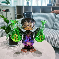 À vendre : Sculpture de canard milliardaire en chrome Pop Art moderne de 40 cm