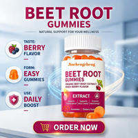 Gummies de Betterave à Marque Blanche OEM en Gros – Complément Nutritionnel pour Soutenir l'Énergie Quotidienne et la Circulation Sanguine