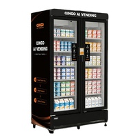 Distributeurs automatiques commerciaux Qingo 24h/24 grande capacité avec écran tactile SDK et Wi-Fi pour boissons en conserve et en bouteille