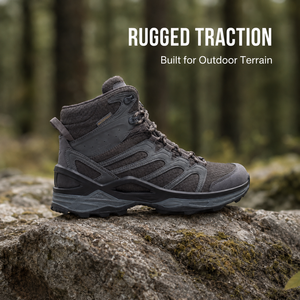 <b>Waterproof</b> Men Outdoor Training Boots Breathable Inner Membrane Reinforced Toe Non Slip Outdoor Trekking Boots - Product Image 4