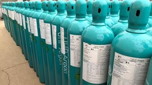 Bon prix Pureté 99,999% Cylindre de gaz <span class=keywords><strong>argon</strong></span> pour soudage - Product Image 3