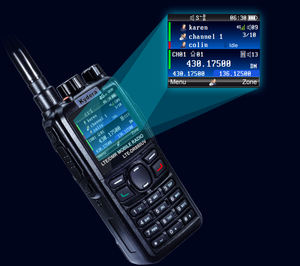 DR-880UV Walkie Talkie Professionale a Lungo Raggio DMR+Analogico+PoC UHF&VHF, Radio Bidirezionale da 100km - Product Image 1