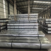 Tôle d'acier ondulée galvanisée à chaud ASTM A653 DX51D+Z275, épaisseur 0,2-1,2 mm, pour toiture de hangar, ferme et bâtiment