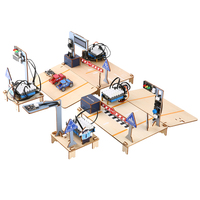 ESP32 Sistema de Tráfico Inteligente STEM Kit de Educación para Arduino Transporte Inteligente IoT Herramientas de Aprendizaje Robótica Codificación Estudiantes