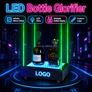 <b>bar</b> Supplies <b>LED</b> Luminous Champagne Holder With Green Laser Abyss <b>Bar</b> KTV Party Lounge Night Club Glowing Wine Base Display Rack - Product Image 1