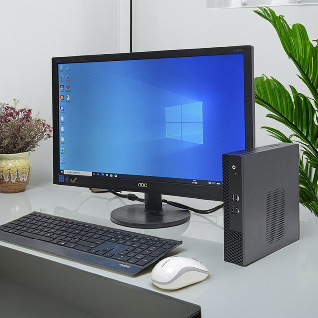 Sharerdp Hot Sale Items Cheapest N2840 Computadora Office X86 Embedded Dual Core Linux Ubuntu PC Mini Computer Box PC
