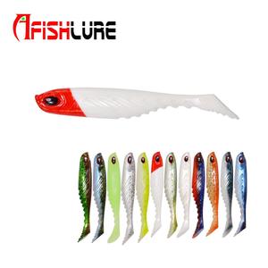 Esca Artificiale con Coda a Paletta, Esca Morbida in Silicone a Forma di Pesce Minnow, 105mm 8.8g, Esca Bionica per la Pesca - Product Image 2