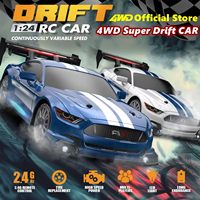 Nuevo Modelo de Auto de Carreras a Escala 1:24 con Tracción en las 4 Ruedas, Control Remoto de 2.4G y 4 Canales, Alcance de Control de Más de 100 Metros, Listo para Usar
