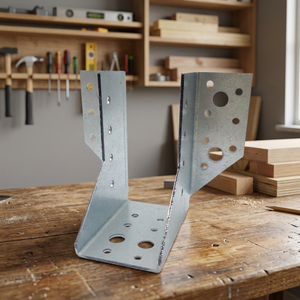 Connecteur de poutre de pergola métallique réglable à 3 voies pour structures en bois, support d'angle en acier à 3 voies pour poutre en bois et structure de pergola - Product Image 3