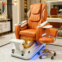 Fauteuil de pédicure électrique moderne de luxe, confortable, avec massage des pieds et couleur personnalisée