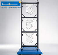Support totem en aluminium argenté ESI avec plaque de base, tour de montage d'éclairage de scène DJ pour mariage, fête, spectacle en direct