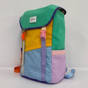 TerraKnight Custom Vintage Lightweight Travel Casual Daypack Student Nylon <strong>Backpack</strong> with Zipper Closure Polyester Lining 25L - Product Image 2