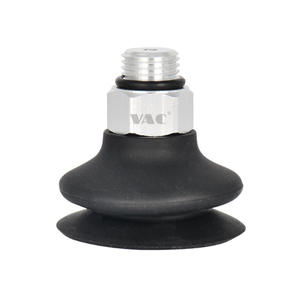 Ventouse à vide ondulée ESS-40/50-BT-G1/4 avec filetages de montage G1/4, caoutchouc nitrile double couche pour dispositifs d'aspiration sous vide - Product Image 2