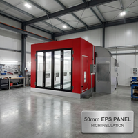 Four de peinture automobile diesel/électrique certifié CE pour peinture à base d'eau, éclairage LED, puissance 12-24 kW, modèle XH YB1