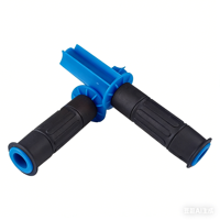 Distributeur de film étirable bleu avec frein réglable, poignée ergonomique de sécurité pour entrepôt, déménagement et bureau