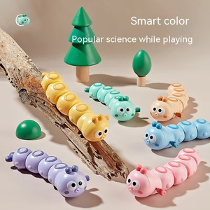 Educational Simulation Swing Caterpillars Clockwork Toy Small <b>Animal</b> Wind-up Toy That Moves and <b>Runs</b> - Product Image 2