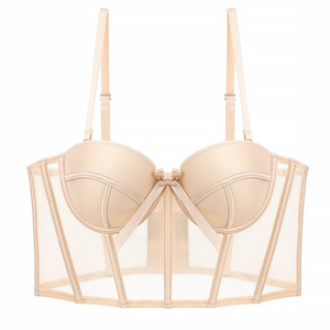 Soutien-gorge à bretelles de haute qualité, lingerie sexy, soutien-gorge à nœud en dentelle - Product Image 2