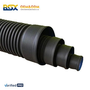<span class=keywords><strong>Tuyau</strong></span> corrugué à double paroi en HDPE de grand diamètre Sn4 Sn8 pour le drainage des tunnels routiers et l'évacuation des eaux usées PIPE 48MM <span class=keywords><strong>Tuyau</strong></span> de drainage - Product Image 3