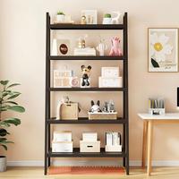 Étagère de rangement en acier au carbone pour échelle, support de rangement autoportant pour salle de bain, étagère d'angle, vente en gros d'usine