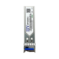 Modul SFP BiDi IIIV 1.25Gbps 5KM TX1310/RX1490nm LC SMF Hot Pluggable Optical Transceiver Garansi 3 Tahun untuk Gigabit