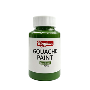 Ensemble de peinture <span class=keywords><strong>gouache</strong></span> en bouteille de 100 ml, 6 couleurs, pigments mats de grande capacité pour la pratique artistique, emballé dans une boîte de couleur - Product Image 6