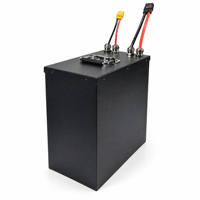 Baterai Lithium Isi Ulang 96V 40Ah 3840Wh Casing Logam untuk Sepeda Motor Listrik, Patroli Pertanian, Kendaraan Transportasi Pedesaan